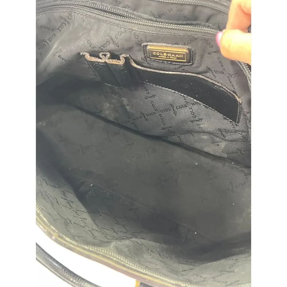 Vintage Calvin Klein Epi Leather Briefcase Document Case